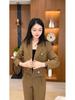 Women's 2023 Black Long Sleeve Suit & Pants Set - High-End Fashion for Spring/Autumn
