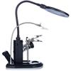 Third Hand With Gooseneck Magnifying Glass, Soldering Iron Holder And Solder Te-802