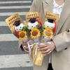 Graduation Bouquet Crochet Flower Bouquet Hand-woven Graduation Gifts Artificial Knitted Flowers Teacher's Day Gifts Decor