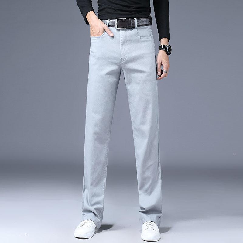 Jeans Men Men's Micro-FIare Denim Trousers Classic Designer Casual FIared Pants