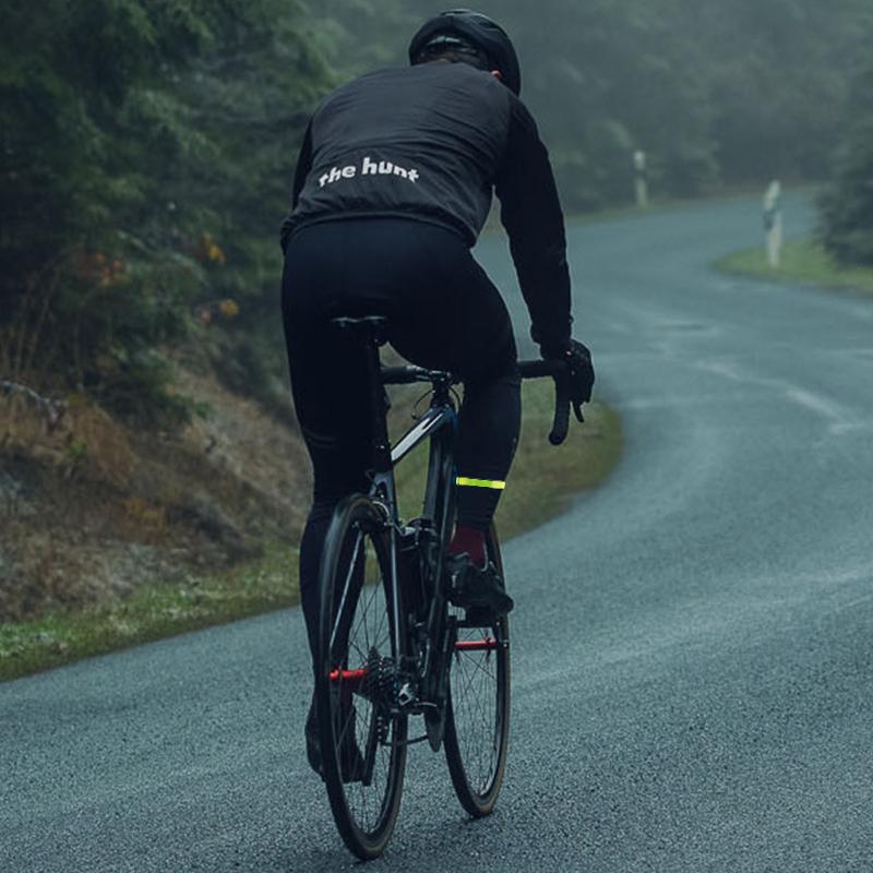 Outdoor Cycling High Visibility Bicycle Pants Clip Cycling Equipment 2pcs Reflective Trouser Clips Safety Strips