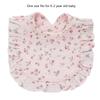 Floral Feeding Bib Burp Cloth Bib for Baby Boy Girl Gender Neutral Cotton Handkerchief Teether Drooling Bib for Newborn