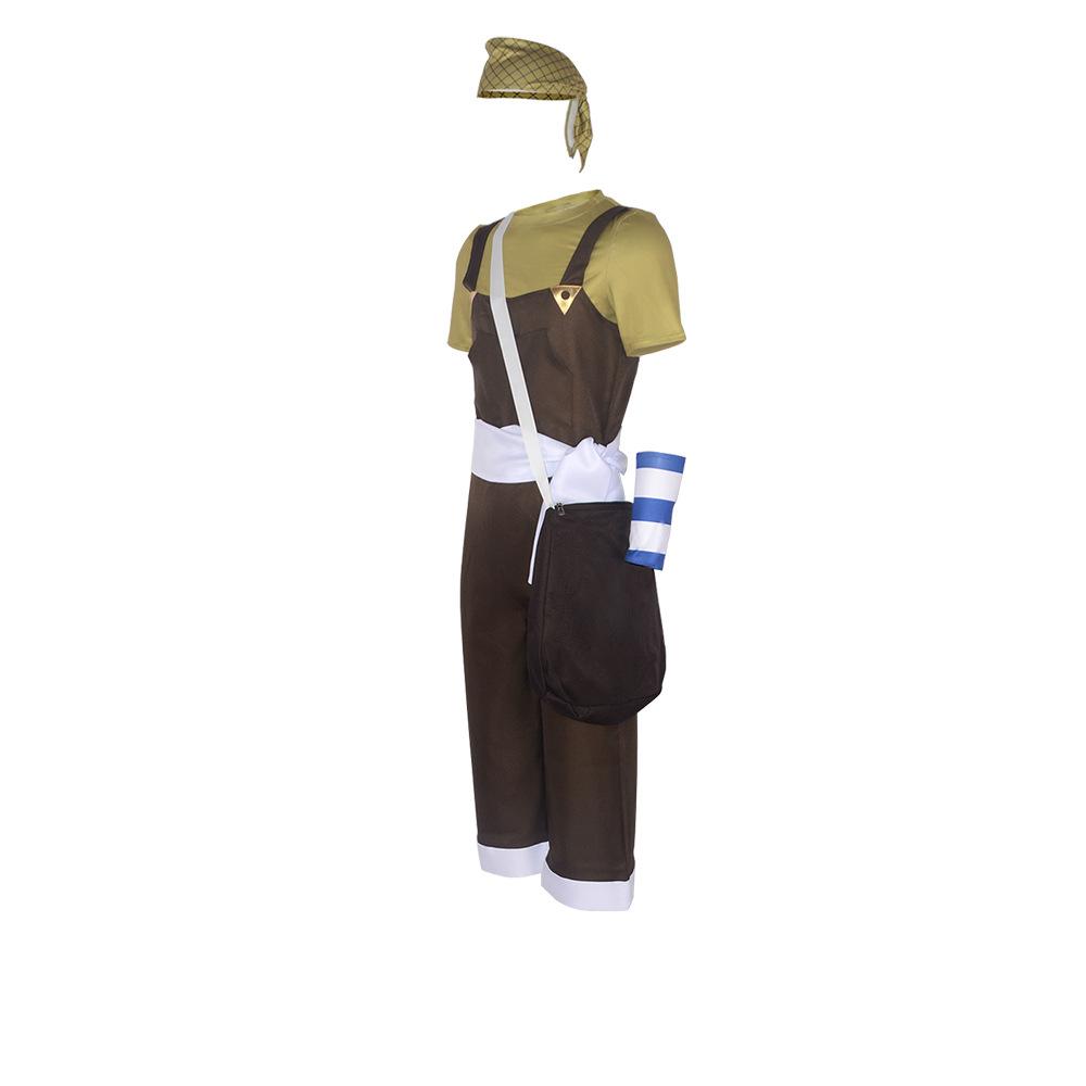 Usopp One Piece Cosplay Costume Anime Halloween Party Outfit Adult Men Role Play Set