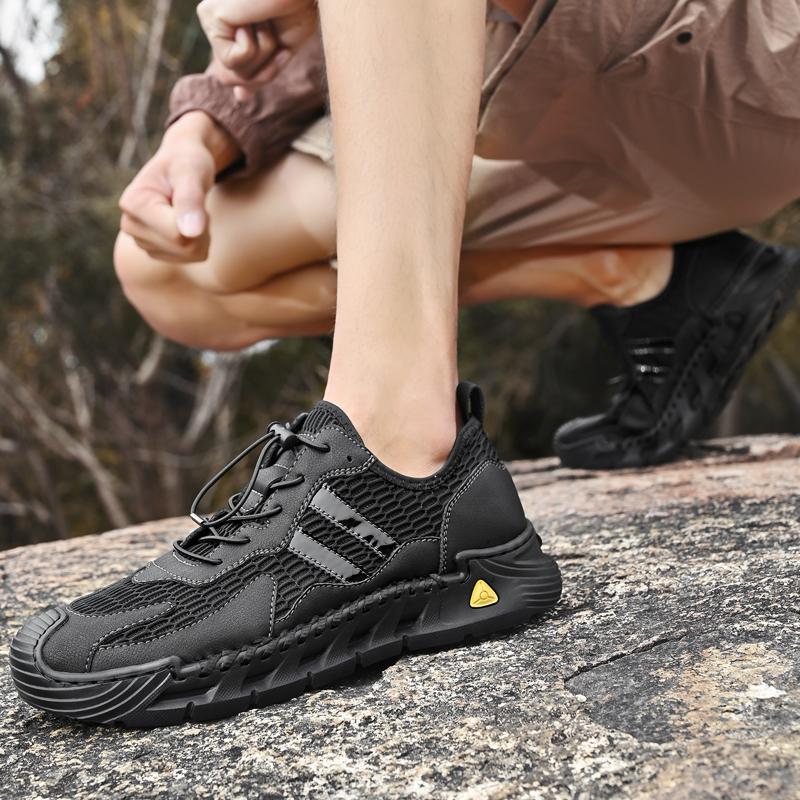 38-46 Summer Men's Large-size Breathable and Comfortable Outdoor Walking Casual Shoes Hiking Sneakers