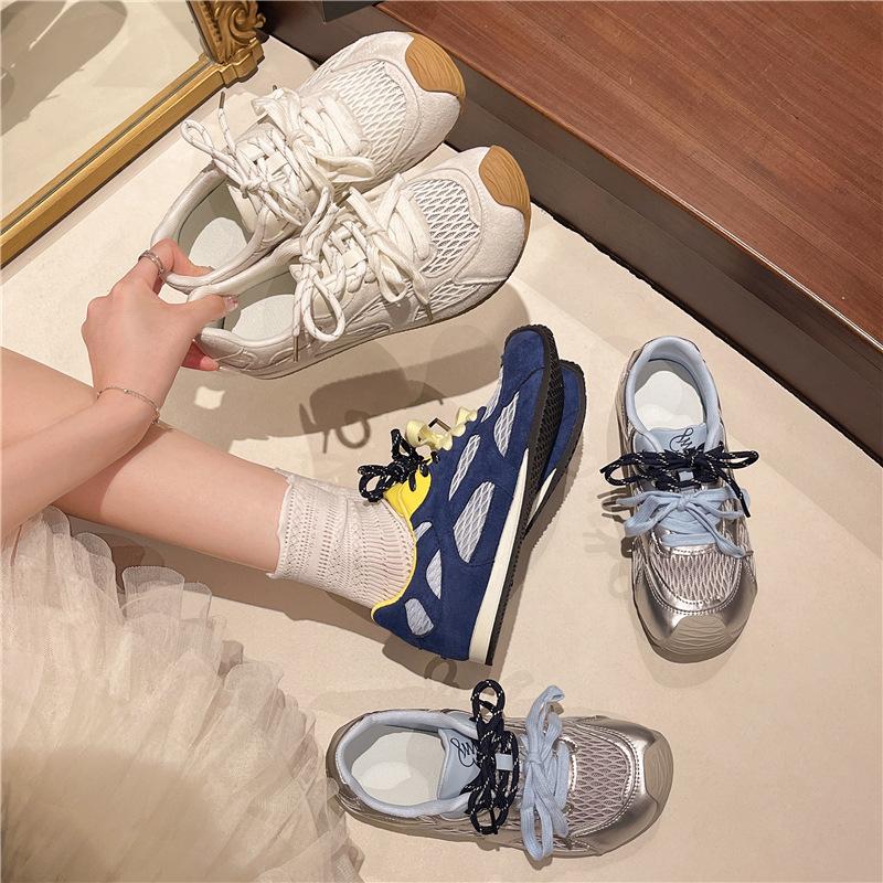 Women's summer new mesh breathable casual child light running sneakers single shoes
