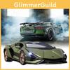 Großes 1:18 Legierungsmodell Lamborghini Blitzauto Mit Blinklichtern Und Geräuschen