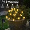 2Pack Solar Bee String Light Each 5M 20 LED Solar Fairy Light Cute Honeybee Lamp Outdoor Waterproof For Garden Decor Patio Party