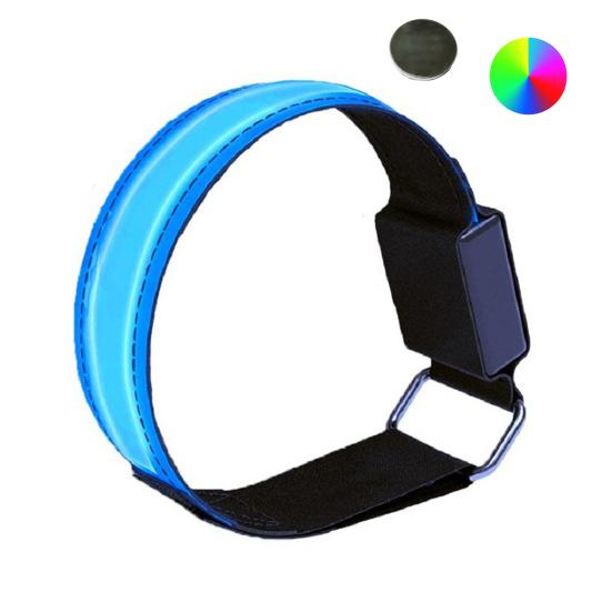 Portable Glowing Armband Super Bright Wear Resistant Adjustable Tightness LED Armband for Running