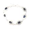 Natural Lapis Lazuli Gemstone 925 Sterling Silver Jewelry Handmade Bracelet 8.5" RB-3-18