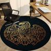 1PC Ravenclaw Crest Office Round Rug, Non-slip, Soft and Durable Office Rug for Interior Decoration, Perfect for Office, Beautiful Decoration