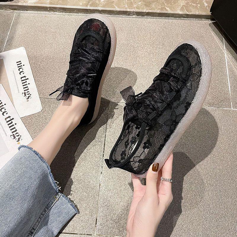 

Женская обувь на шнуровке женская обувь прозрачная сетчатая дышащая плоская обувь тенденции 2024 года дизайнер новинка в продаже обувь Urban Light 40