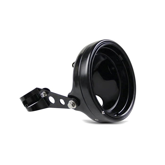Phare LED 7" Set Moto Feux avant F7 Noir