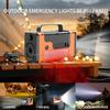 8-in-1 Emergency Car Jump Starter 6000A Built-in Air Compressor/Vacuum Cleaner/Blower/Strobe Warning Light/Digital Display