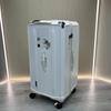 Antibacterial Extra Large Capacity 5-Wheel Trolley with Combination Lock for Check-in and Carry-on