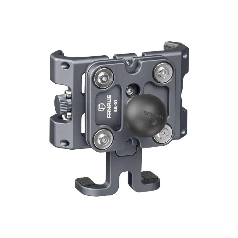 Fanaue-CPC-09SA Aluminum Alloy Bike Phone Holder Wholesale Accessories for Off-Road Cycling Mobile Phone Bracket for Desk Use серый
