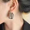 Niche Style Retro Three-Dimensional Triangular Glossy Best Selling Geometry