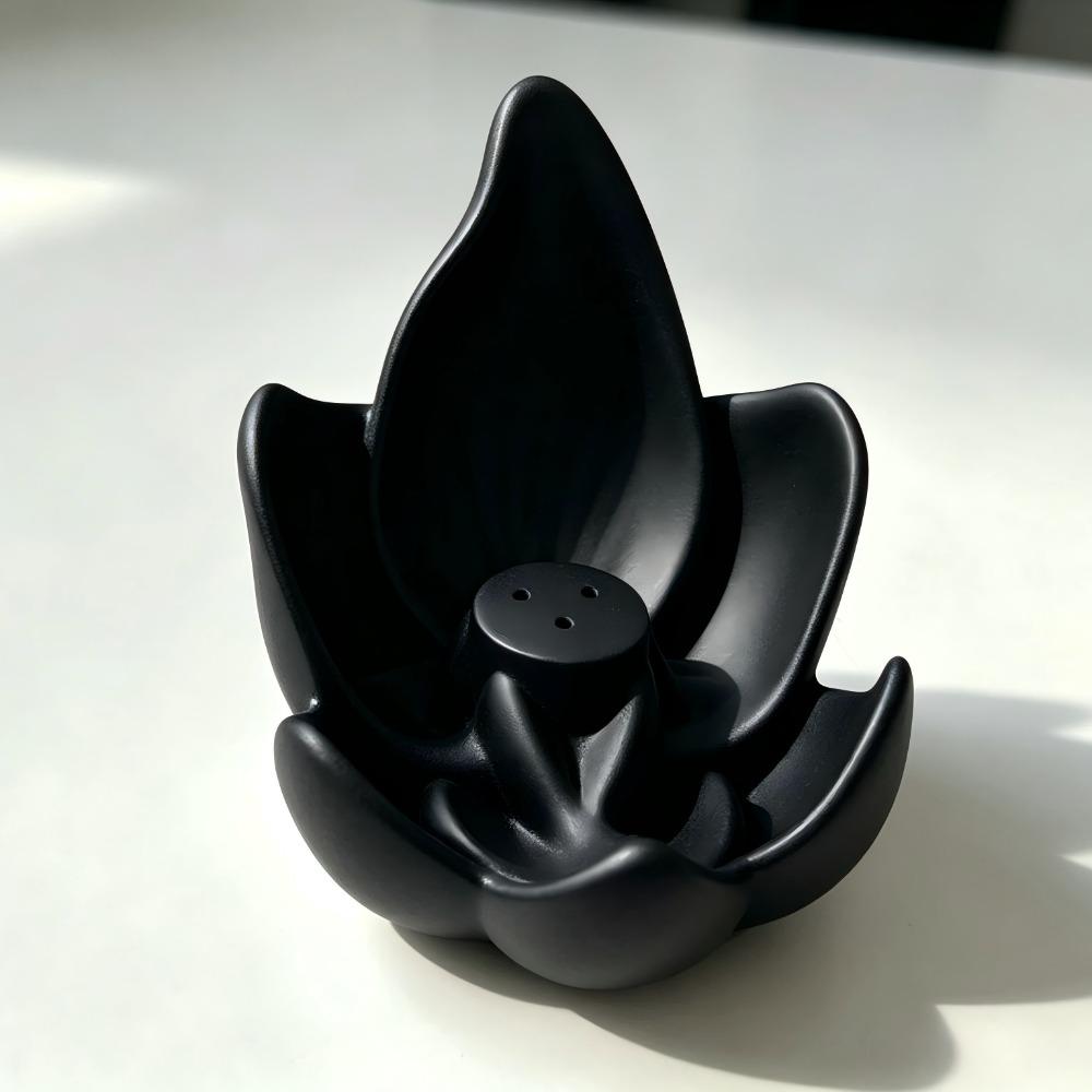 3 Hole Lotus Tabletop Incense Base 3D Printing Lotus Censer Holder Lotus Incense Stick Purify Air