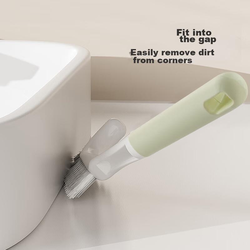 LYNN Floor Brush Gap Cleaner No Dead Angle Floor Cleaning Brush Open-Clean Bathroom Tile Hard Bristle Brush