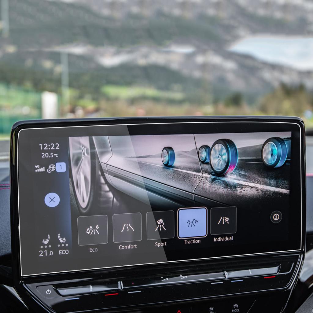 For Volkswagen ID.5 2022 2023 12 Inch Car GPS Navigtion Dashboard Tempered Glass LCD Screen Protective Film Interior