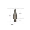 Stainless Steel Point for Mini For Prisms Pole Enhances Surveying Efficiency