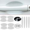 8Pcs Car Door Bowl Handle Anti-scratch Clear Protection Film Sticker Decal Kits