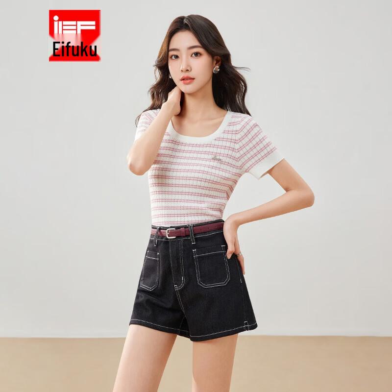 IEF Women s Casual Denim Shorts L