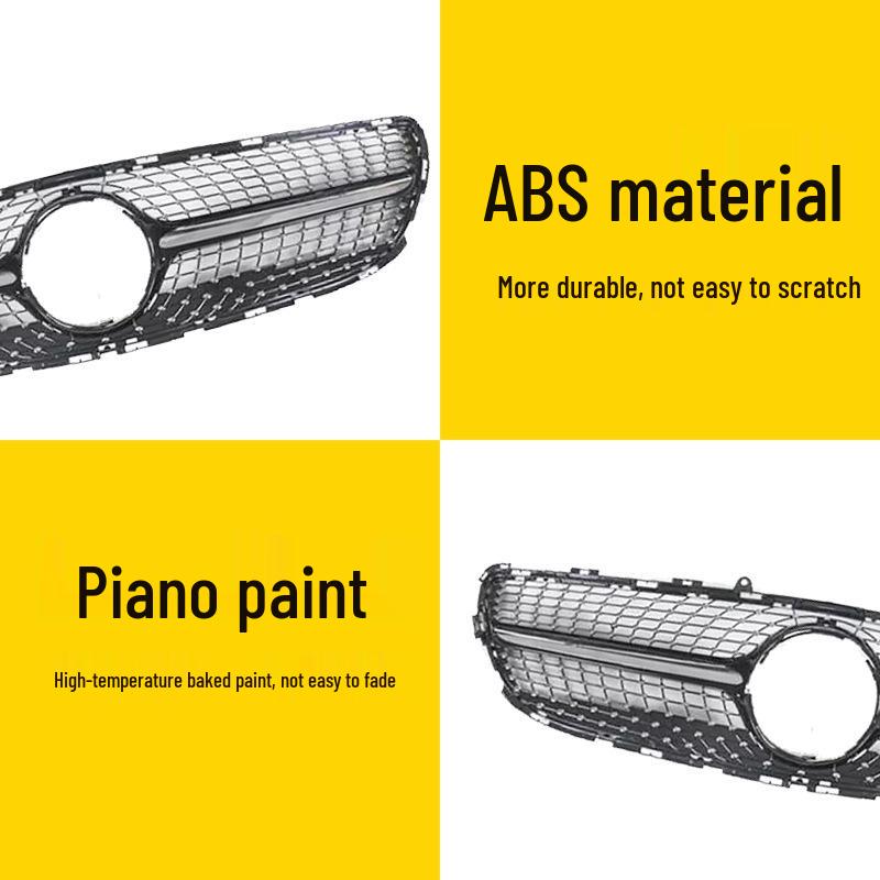 Oryginalna kratka przednia do Mercedes-Benz CLS-Class W218 (lata 2015-2018) w kolorze Starry Black - zamiennik