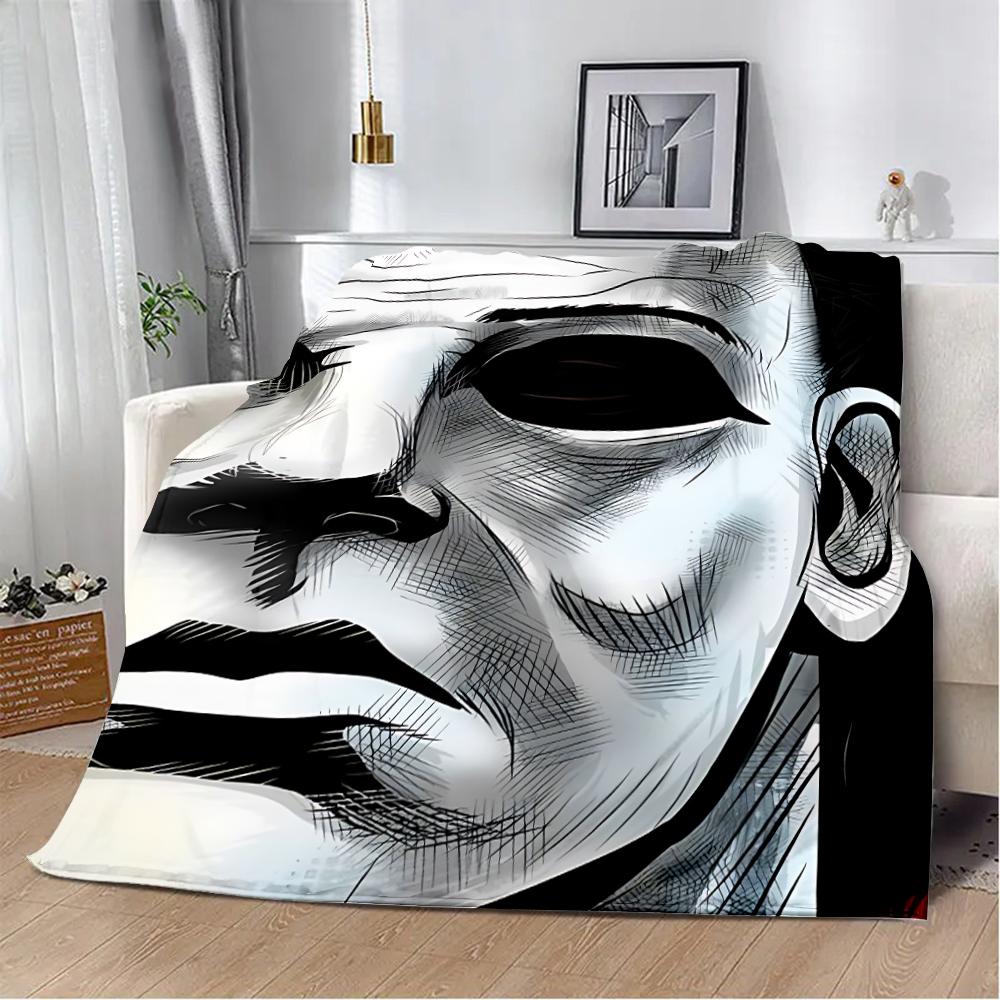 Horror Movie Halloween Printed Blanket Picnic Warm Soft Comfortable for Home Travel Bed Birthday Gift