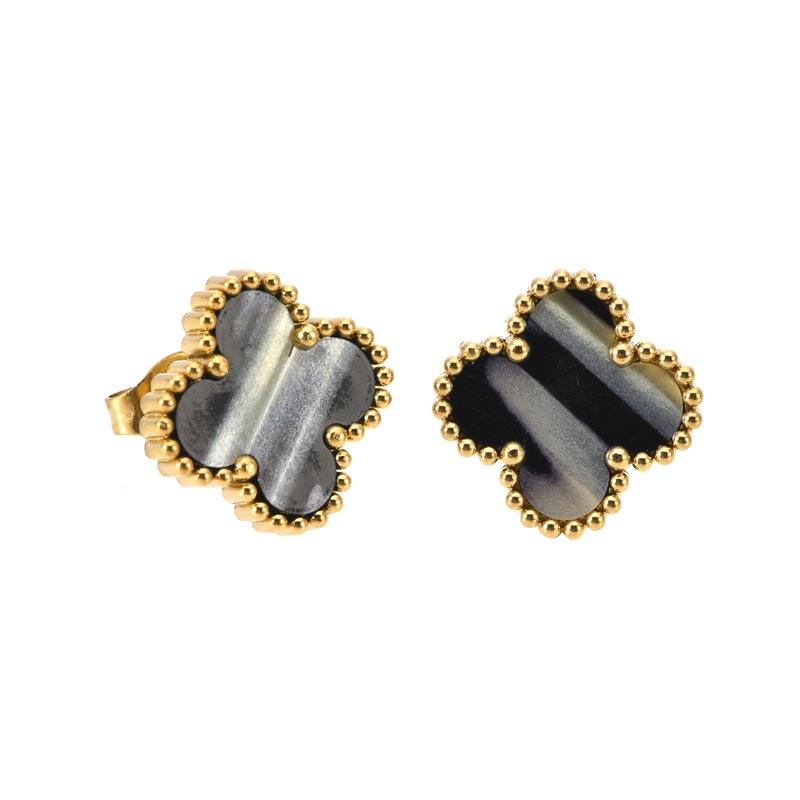 

Усовершенствованный титановый стальной гвоздь Lucky Clover Earnail Female Shell 13MM Electric 18K Non-blending Ear Accessories 18K