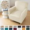 Velvet Tub Sofa Cover For Living Room Elastic Club Armchair Slipcovers Stretch Single Couch Chair Covers Home Bar Counter Hotel