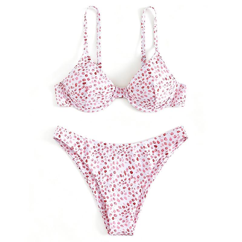 1011 European and American New Polka Dot Sexy Split Bikini Swimsuit Hot-selling Bikini Women's Swimsuit Summer