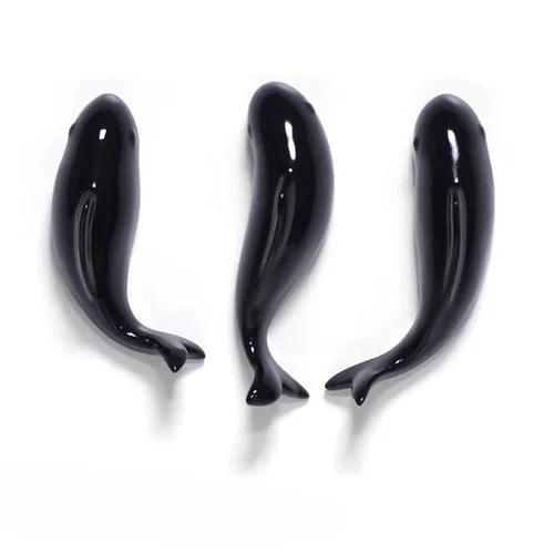 Ceramic Swimming Fish Hanging Wall Decoration Carp Background Living Room Decor Aesthetic Room Decoration Accessories