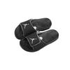 Jordan Hydro 6 Kids Slippers Kids Slippers Black White 881476-011