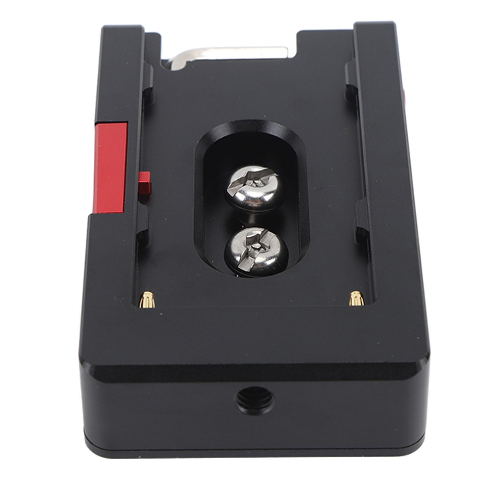 

Переходная площадка для аккумуляторов NP F Нескользящая самоблокирующаяся кнопка Выход постоянного тока Адаптер аккумуляторной площадки для зеркальных фотоаппаратов