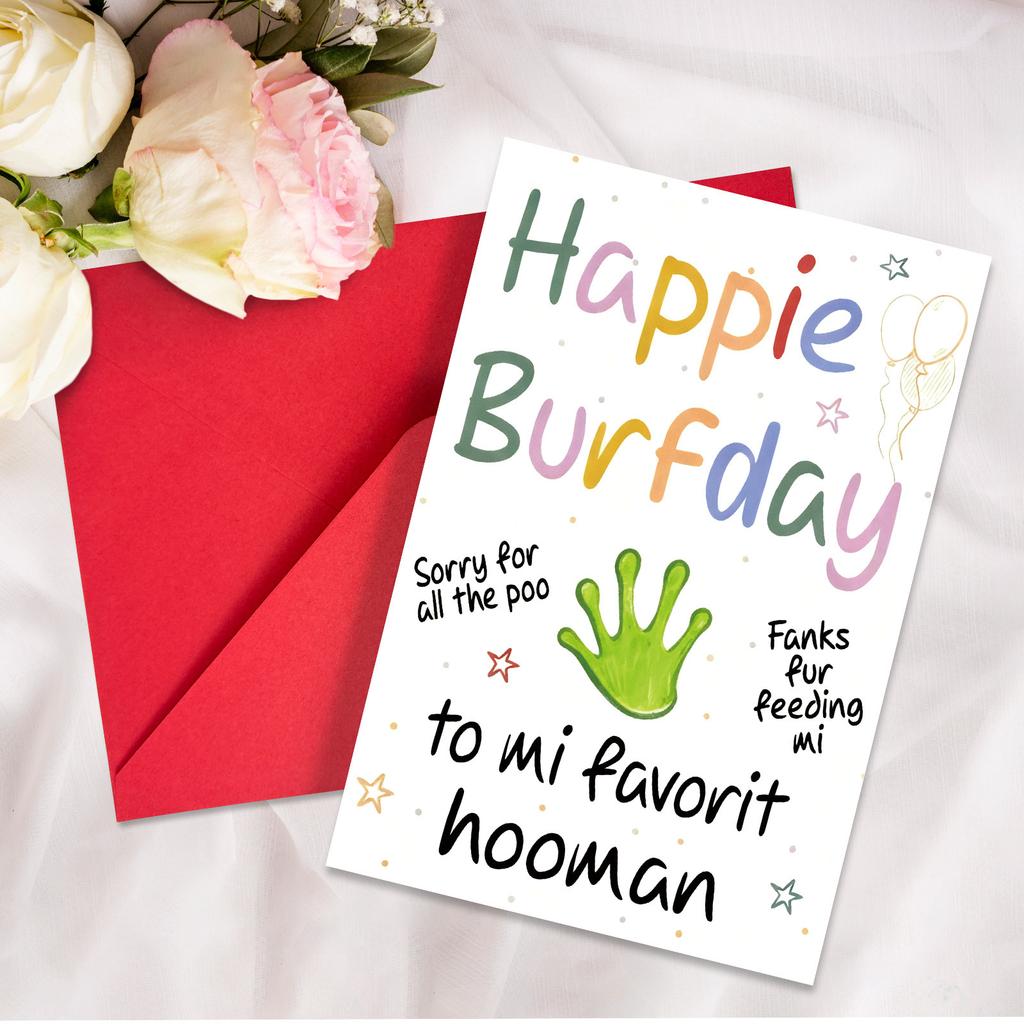10 Cartoon Birthday Card Envelopes Set With A Variety Of Creative Birthday Greeting Cards