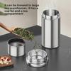 Compact 316 Stainless Steel Tea Infuser Thermos Cup - Portable Water Separation Design for Men and Women, Perfect Gift