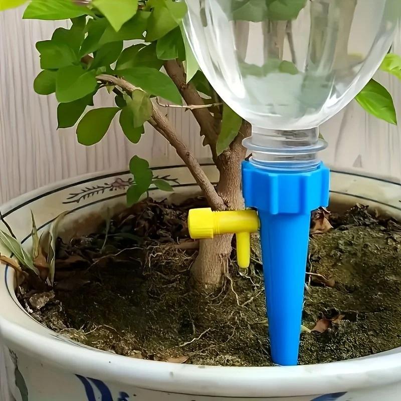 Drip Irrigation For Self-Watering Pot Automatic Drip Irrigation Kit Plant Watering Device Adjustable Control Water Dripper