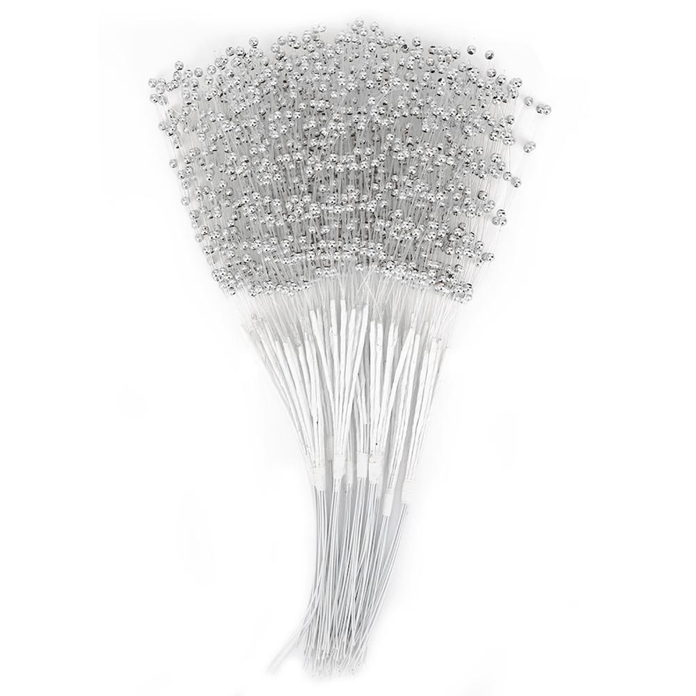 100pcs Crafts Supplies 3mm Bead Pearl Sticks ABS Material Artificial Pearls String Pearls DIY Accessories Wedding Party