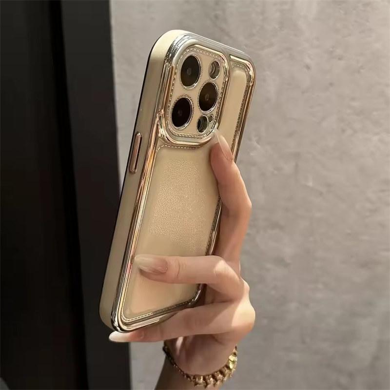 

Роскошный гальванизированный чехол для телефона iPhone 11 12 13 14 15 16 Pro Max Candy Bumper Мягкие силиконовые чехлы iPhone 16 Pro Max белый