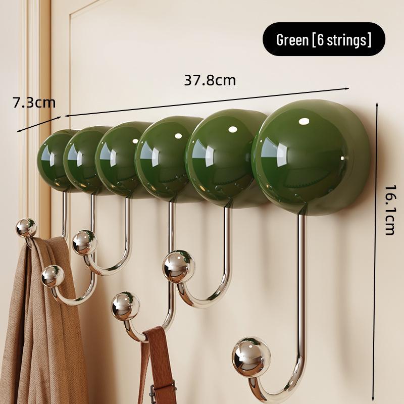 No-Drill Suction Cup Hook: Strong Load-Bearing Adhesive for Bathroom, Bedroom, Kitchen, Door, and Hat Storage.