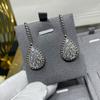 Hot Brand Vintage Earrings for Women Gift Luxury Jewelry Fashion Water Drop Designer Eardrop Pure 925 Sliver Party Stud Earrings