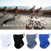 Face Mask Balaclava Breathable Summer Ice Silk Sun UV Protection Outdoor Sport Windproof Scarf Summer Hiking Bicycle Mask