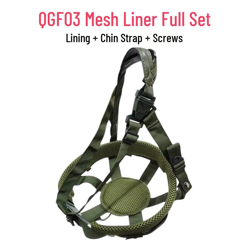 

Kevlar Helmet Liner Suspension Kit with Adjustable Chin Strap