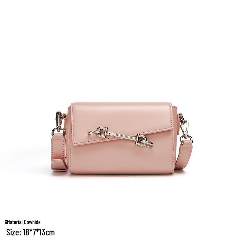 2024 Spring Women’s Genuine Leather Crossbody & Shoulder Square Bag – Trendy Underarm Handbag