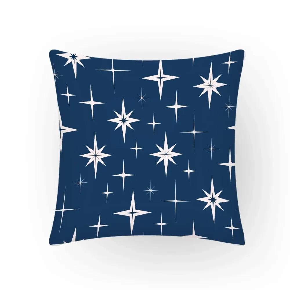 Office Sofa Car Cushion Cover Simple Floral Art Pattern Luxury Home Decor Pillow Cover