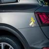 Funny Banana Flasher Peelable Stickers Vinyl Car Sticker Bumper Window Waterproof Decal