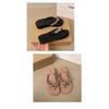 Summer Shoes Women Flip Flops Soft Comfortable Women Beach Slippers Wedge Heel Black Beige