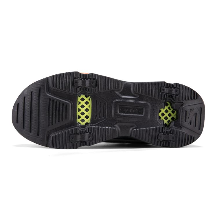 Anta Kids Cement Nemesis Non-Slip Shock Absorbing Wear-Resistant Low-Top Running Shoes Kids Running Shoes Silver Black 312248808-7