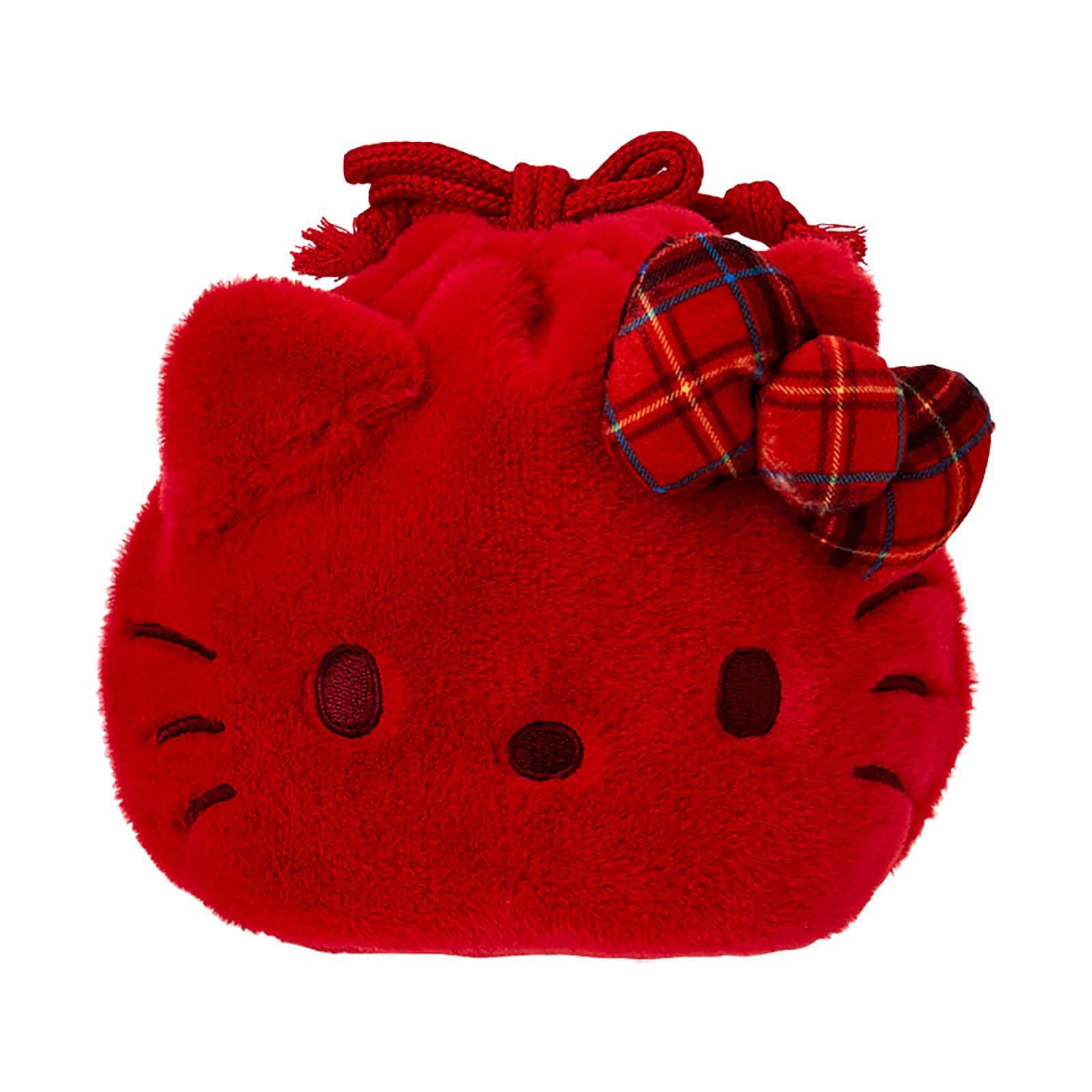 Sanrio Drawstring Pouch Love Hello Hello Kitty Candy Red 418625 Face-Shaped (I Kitty)