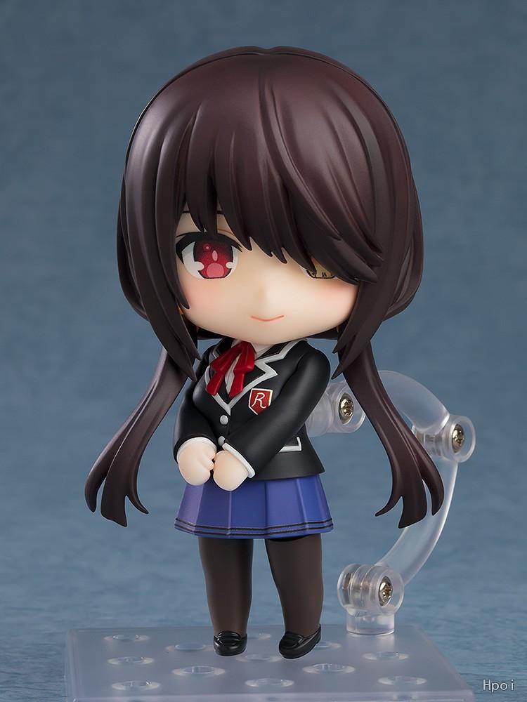 10CM Anime Date A Live V Tokisaki Kurumi Figure (#2455) School Uniform Ver Aciton Figure OB11 Model Toy Doll Collection Gift PVC